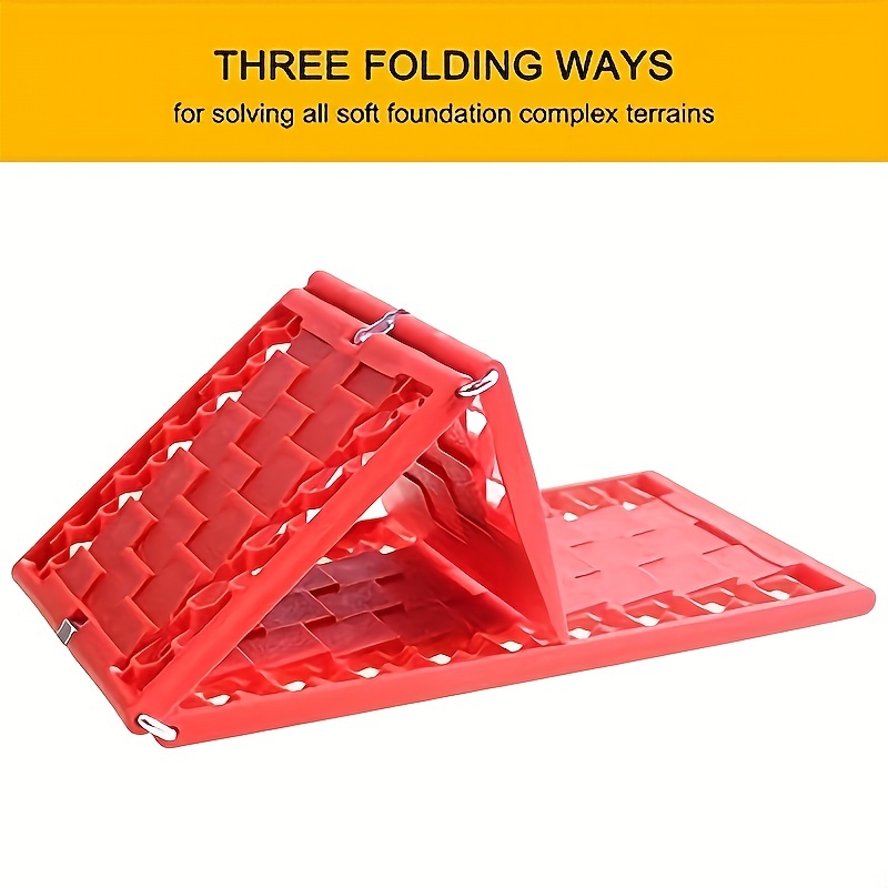 Foldable Auto Traction Mat Tire Grip Aid Car Escape Emergency Off Road Traction