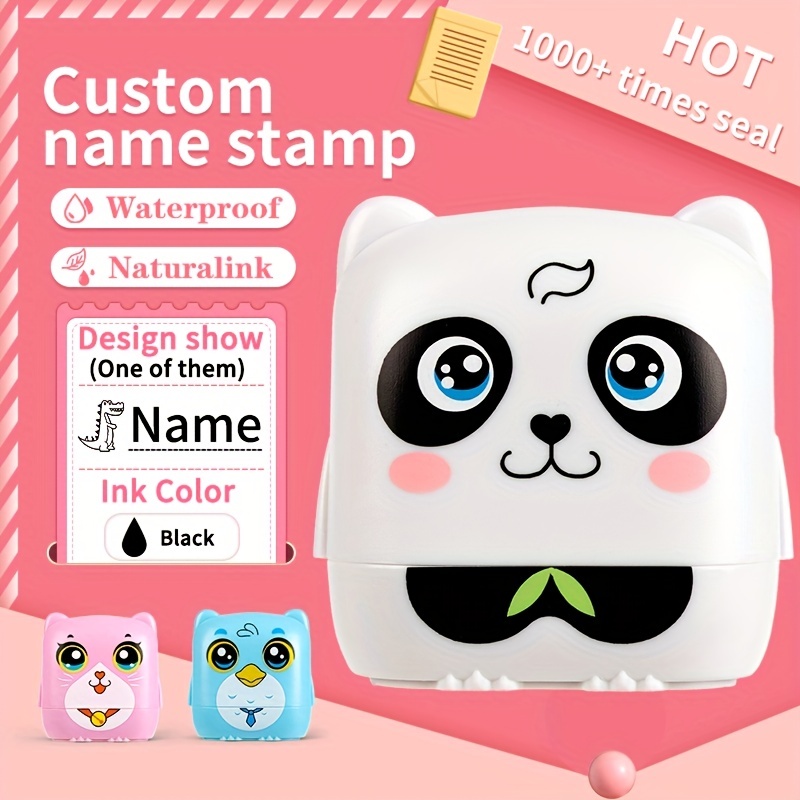 Custom Name Stamp For Clothing personalized Non-Fading School Uniform Stamps  Suitable For Boys Labels Hat Mask Stamper