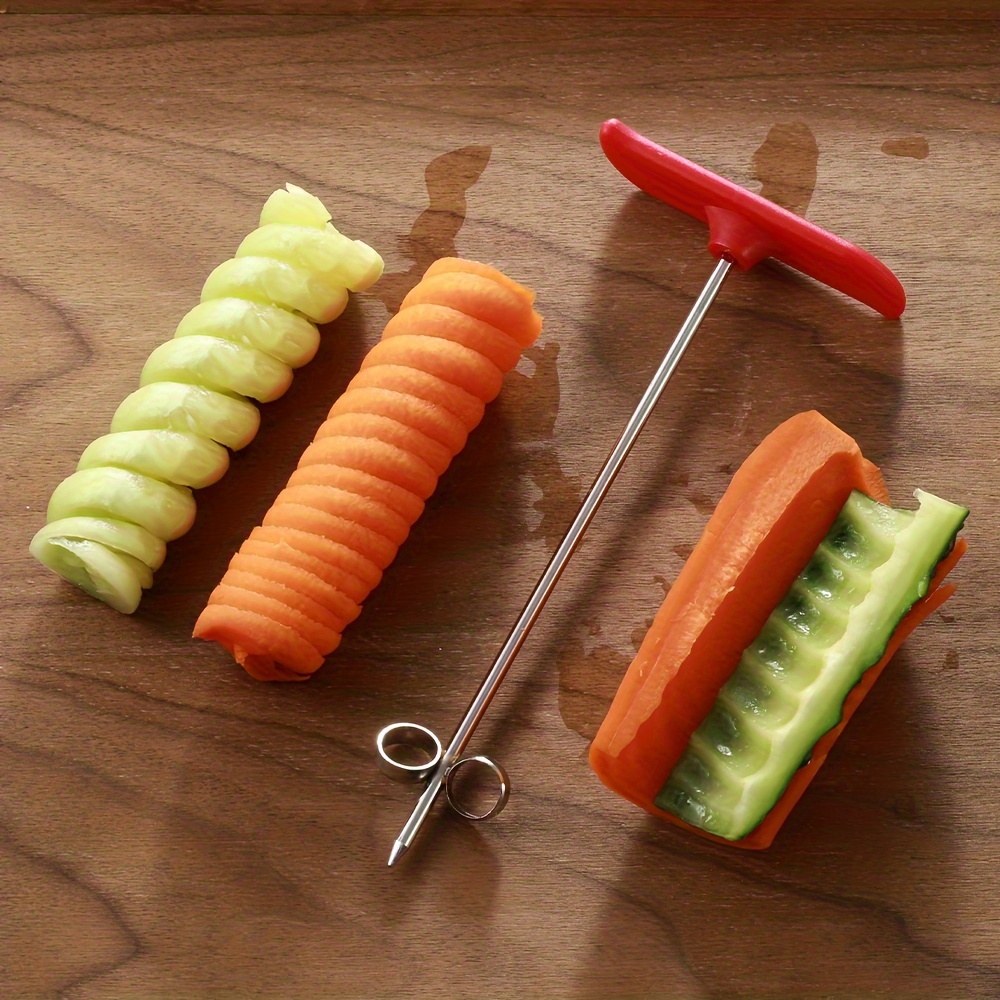 Kitchen Spiral Slicer Cucumber Fruit Vegetable Peeler Cutting Tools Kitchen  Uten