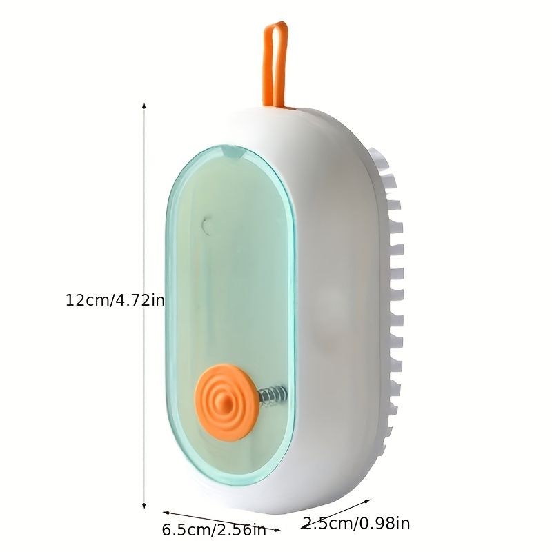 Household Shoe Brush With Soap Dispenser Soft Bristles