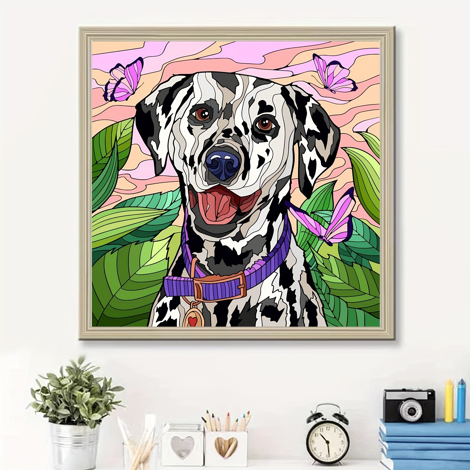 Diy Diamond Painting Kits For Adults Dog Diamond Art Animal - Temu