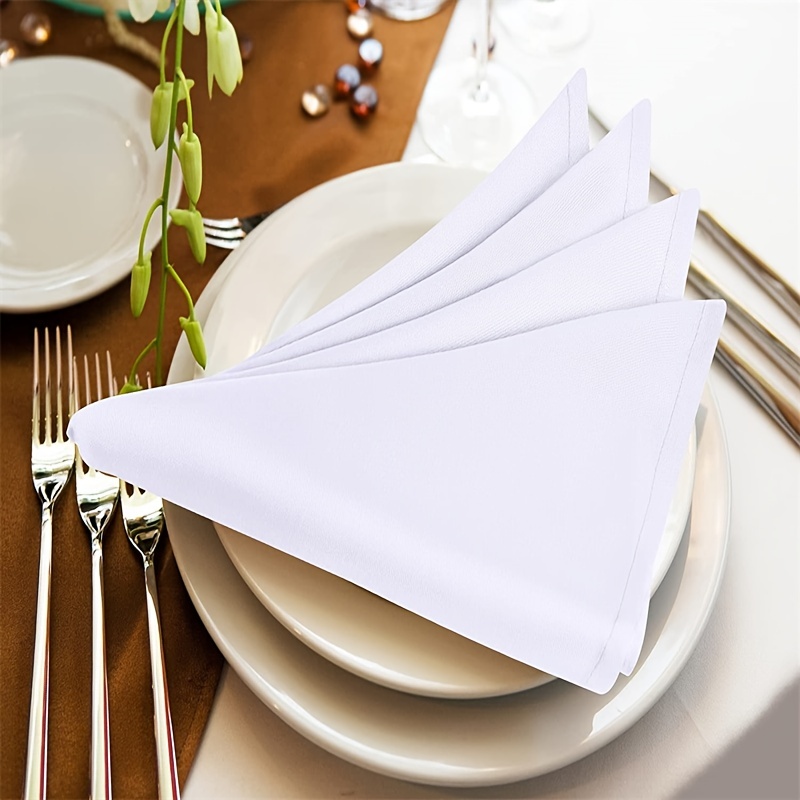 Soft Linen Cloth Napkins For Weddings, Birthdays, And Parties - - Durable  And Absorbent Fabric For Dining Table Decor - Temu