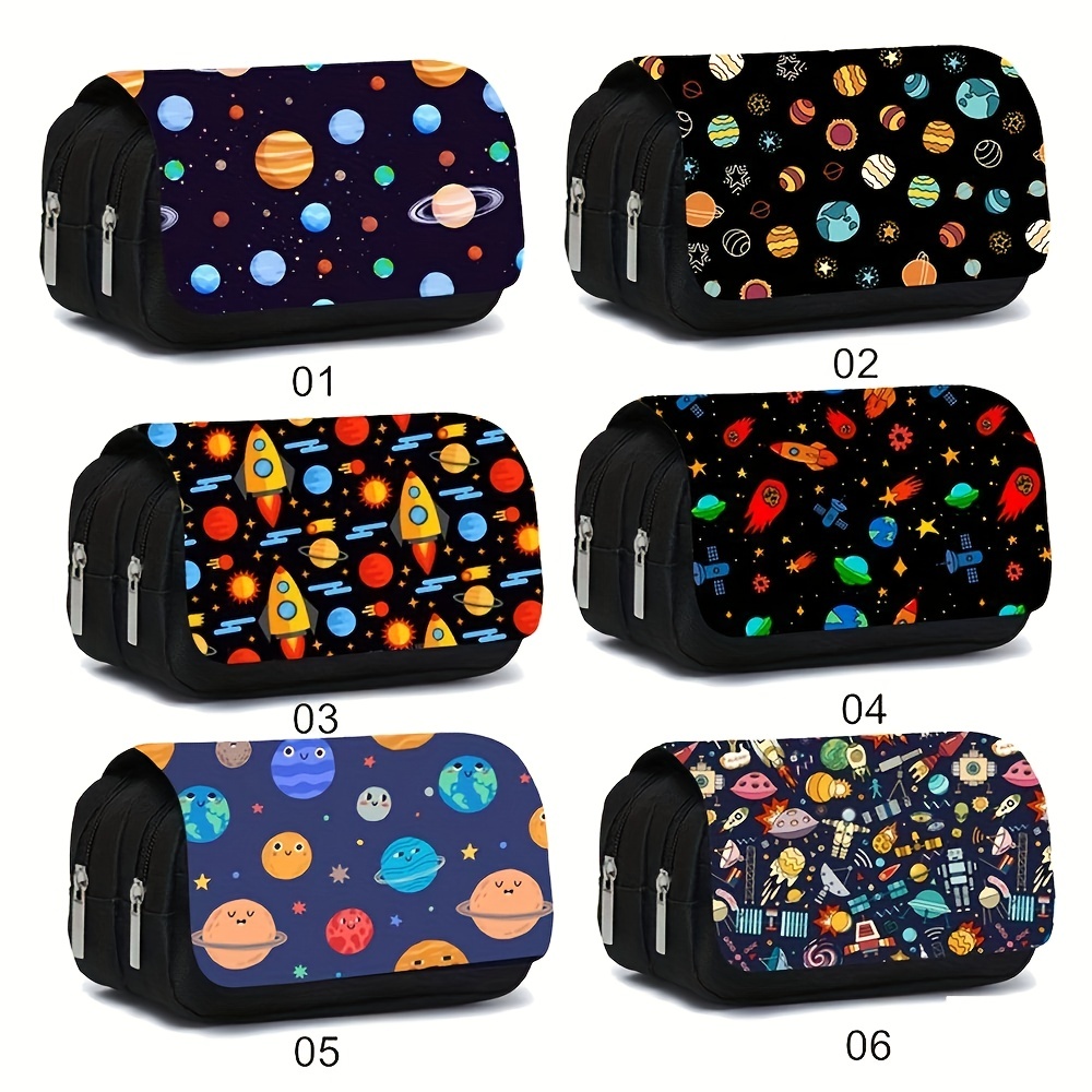 Multifunctional Oxford Cloth Pencil Case, Boys Visually-appealing