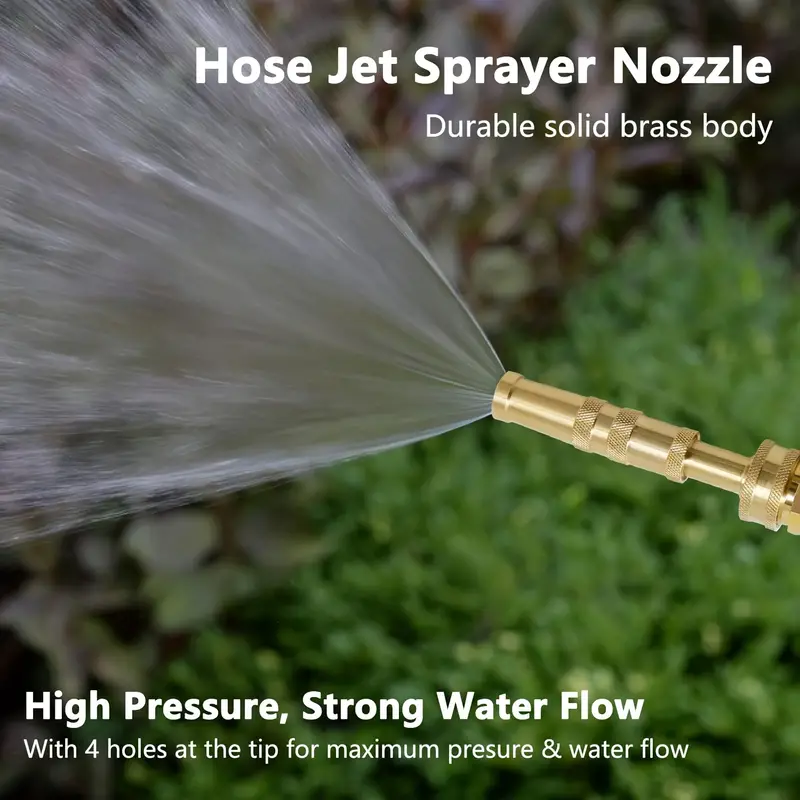 Jet Nozzle High Pressure Hose Nozzle Water Hose Sprayer - Temu