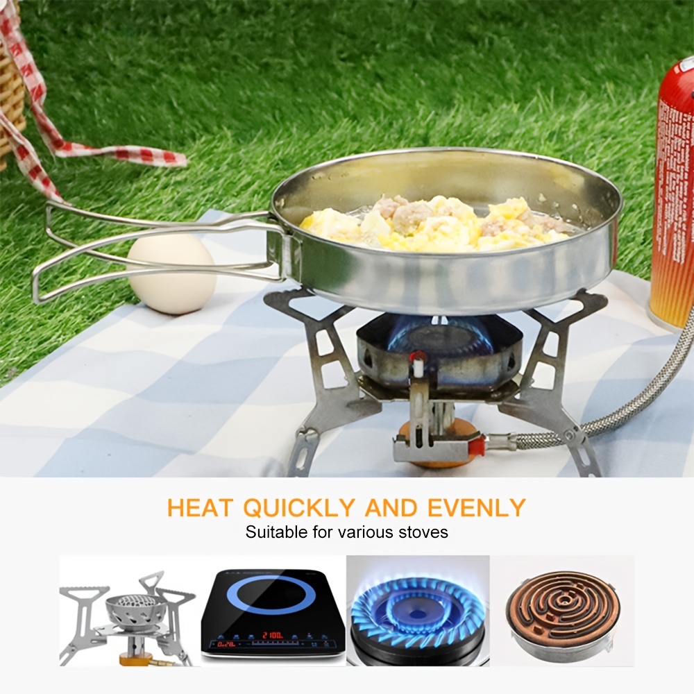 Portable Collapsible Cookware Set For Outdoor Camping - Lightweight And  Space-saving - Temu