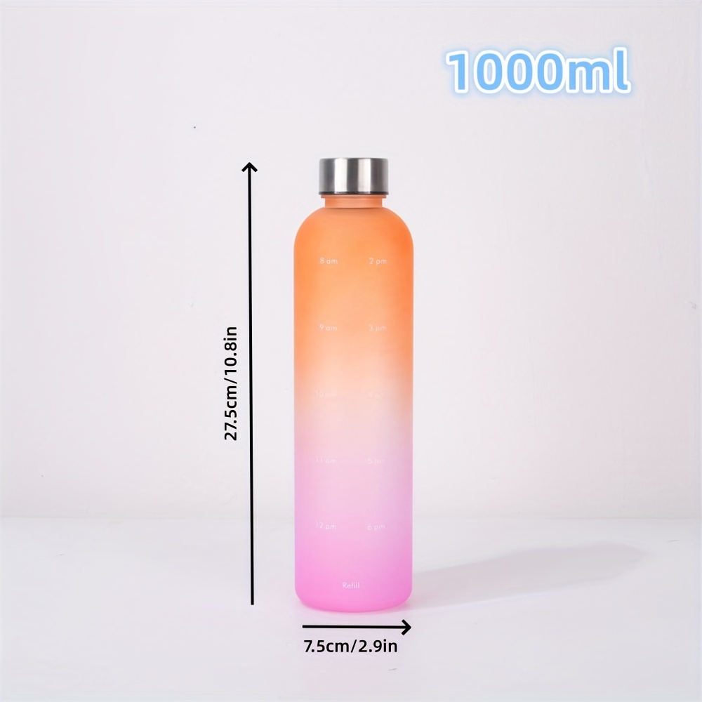 32 Oz Water Bottle with Scale Outdoor Water Jug Plastic Water