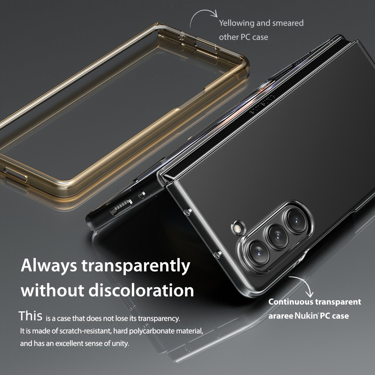 Araree Nukin Samsung Galaxy Z Flip Case - Crystal Clear