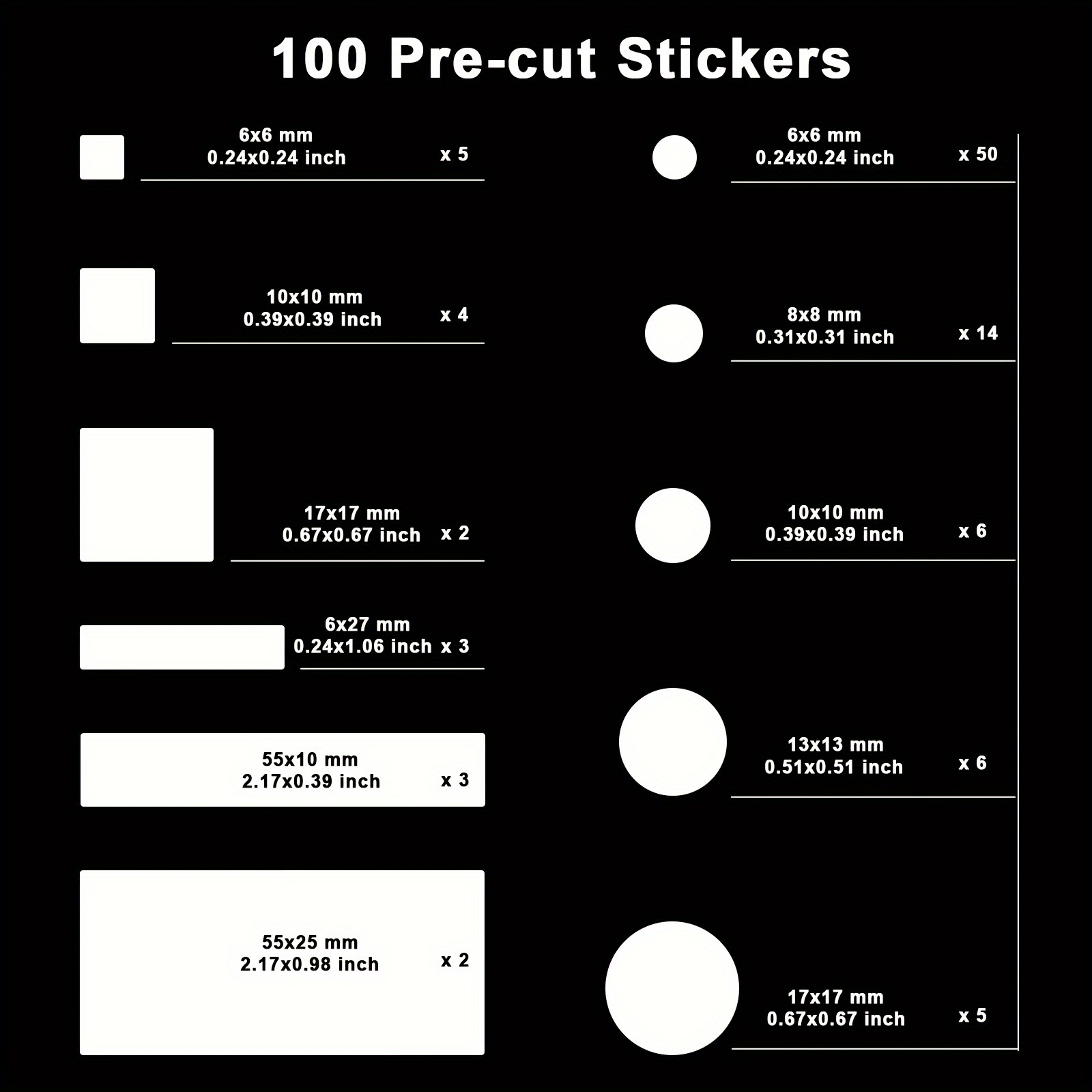 LED Light Blocking Stickers(4 Sheets), LED Light Blackout Sticker