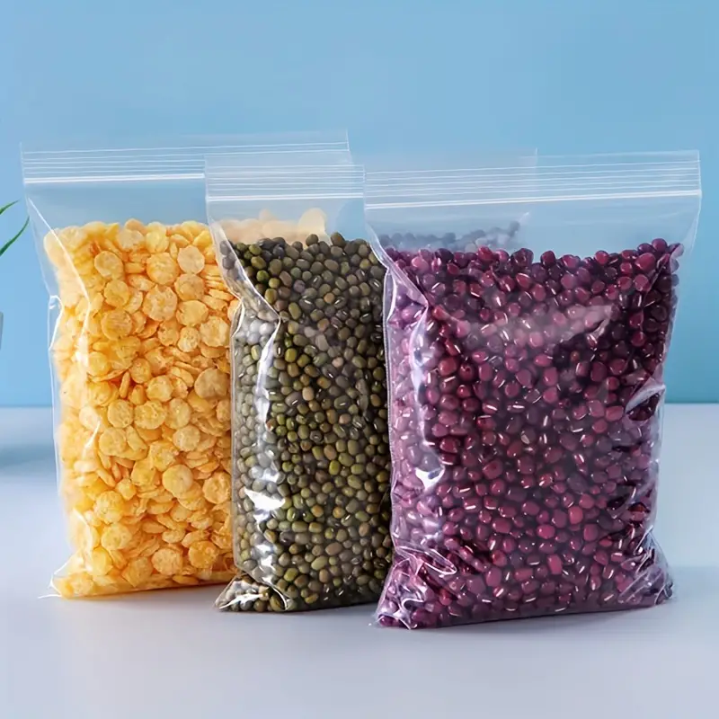 Small Plastic Bag Resealable Transparent Jewelry Bag Small - Temu