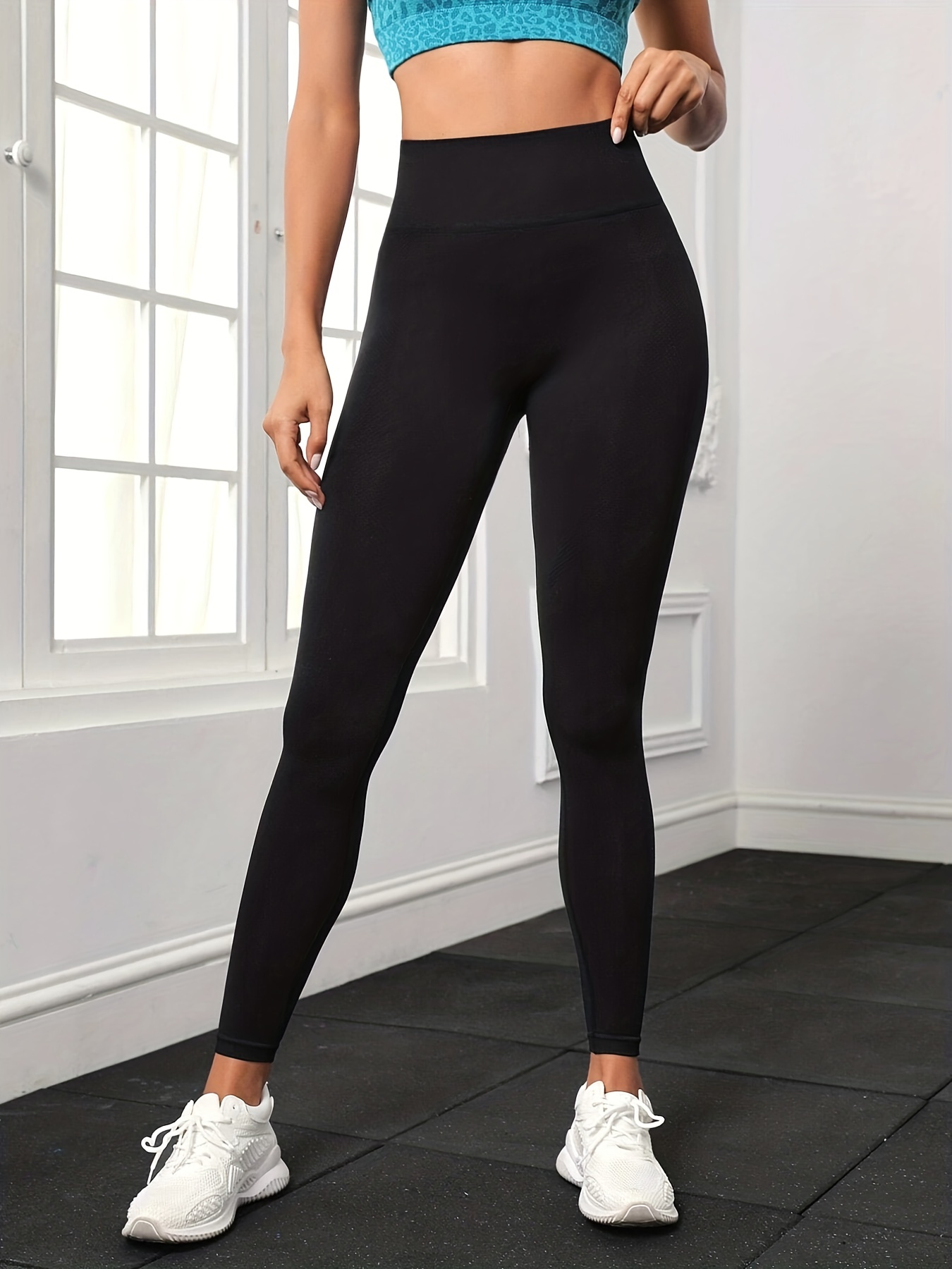 Sexy & Stylish Black High Waist Yoga Leggings With Pocket - Perfect Fit for  Women!