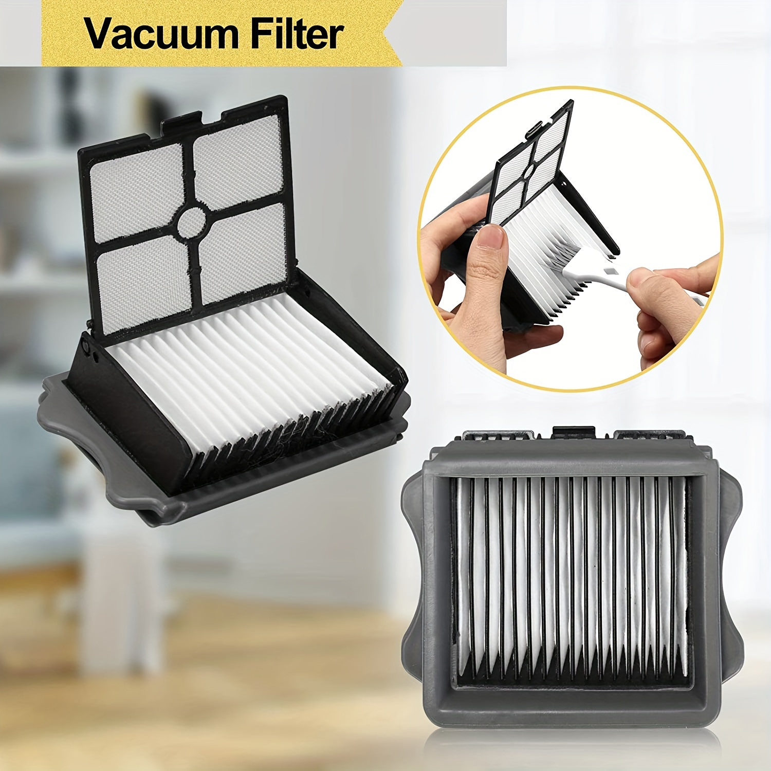 Vacuum Cleaner HEPA Assembly Filter and Brush Roller Set
