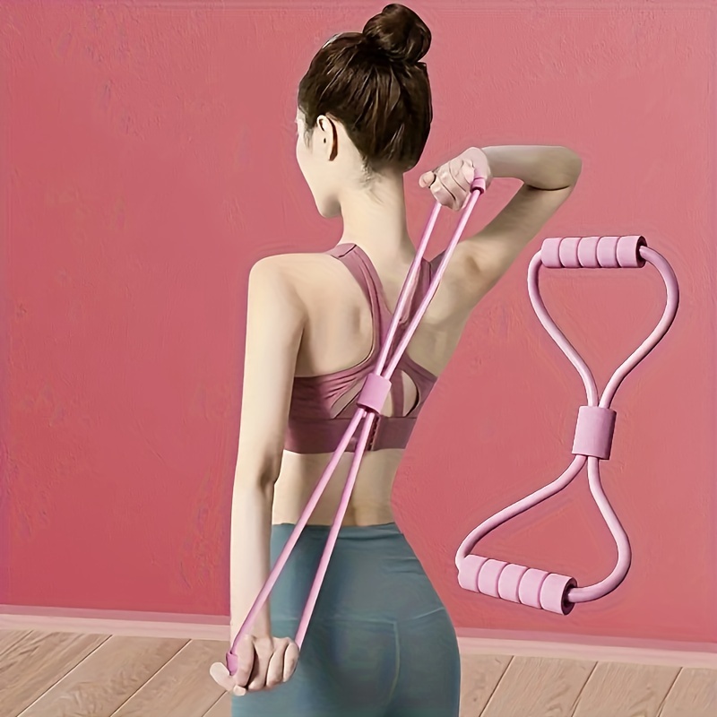 1pc Home Fitness 8 vormige Elastische Rekbanden Temu Belgium