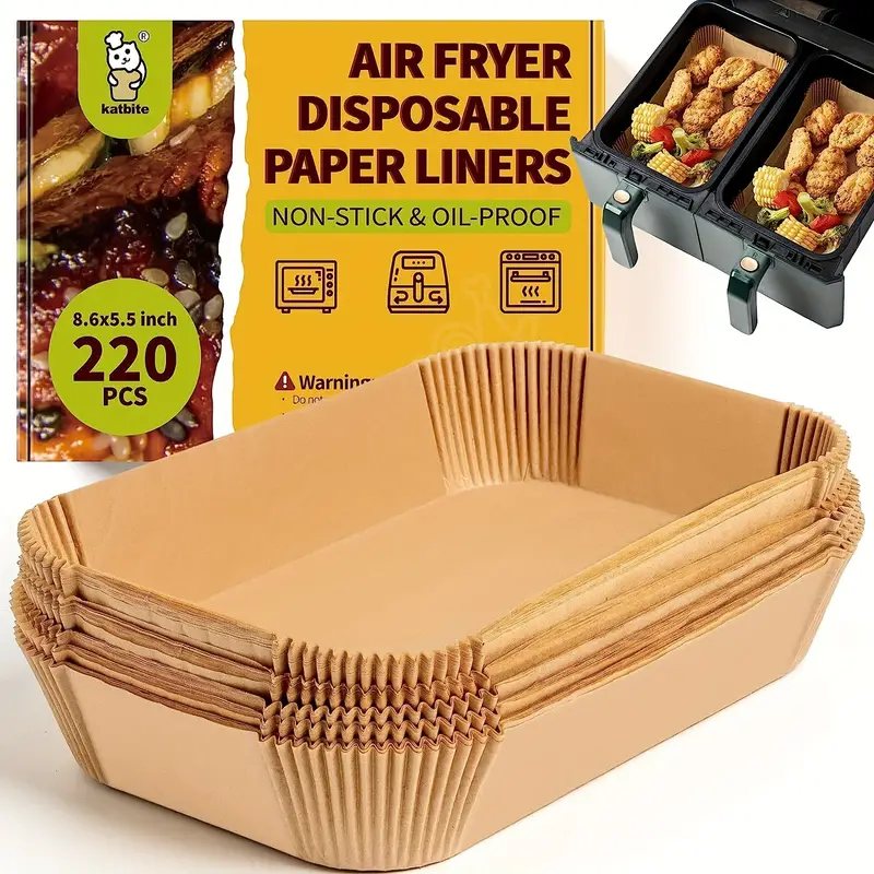 Rectangular Air Fryer Liners Air Fryer Liners Disposable For - Temu