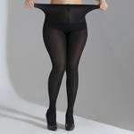 Plus Size Casual Stockings, Women's Plus 80D Plain High Rise Pantyhose & Hosiery