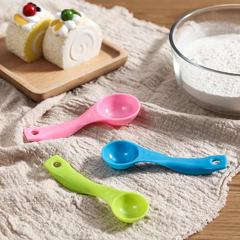 Plastic Measuring Spoon Flour Baking Measuring Spoon - Temu