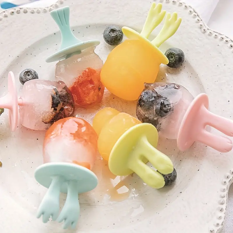 Cute Animal Shape Mini Popsicle Molds For Kids And Babies - Bpa Free  Silicone Ice Cream Molds For Homemade Diy Poesicles - Reusable And Dorm  Essentials - Temu