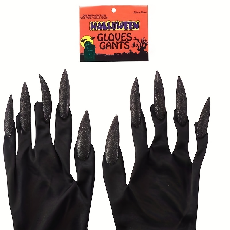 Mens Sequin Glove Costume Accessories Male Halloween 