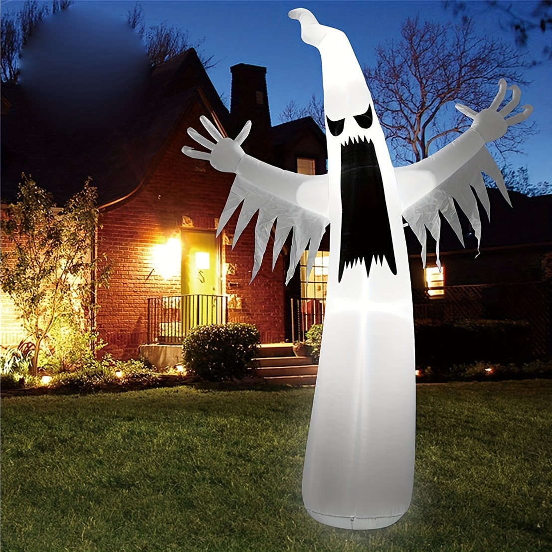 Goplus 4-ft Pre-Lit Happy Halloween Inflatable in the Outdoor Halloween  Decorations & Inflatables department at