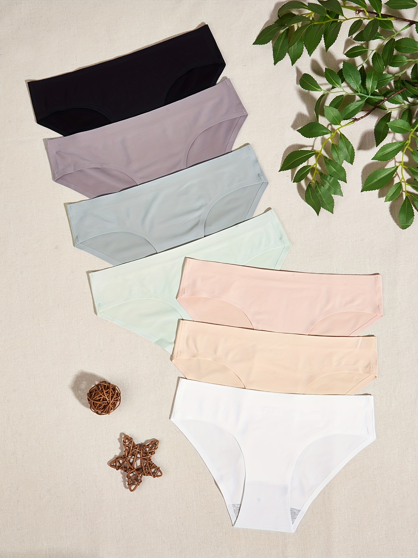Colorful Cotton Panties Seamless Soft Stretchy Bikini Briefs - Temu Canada