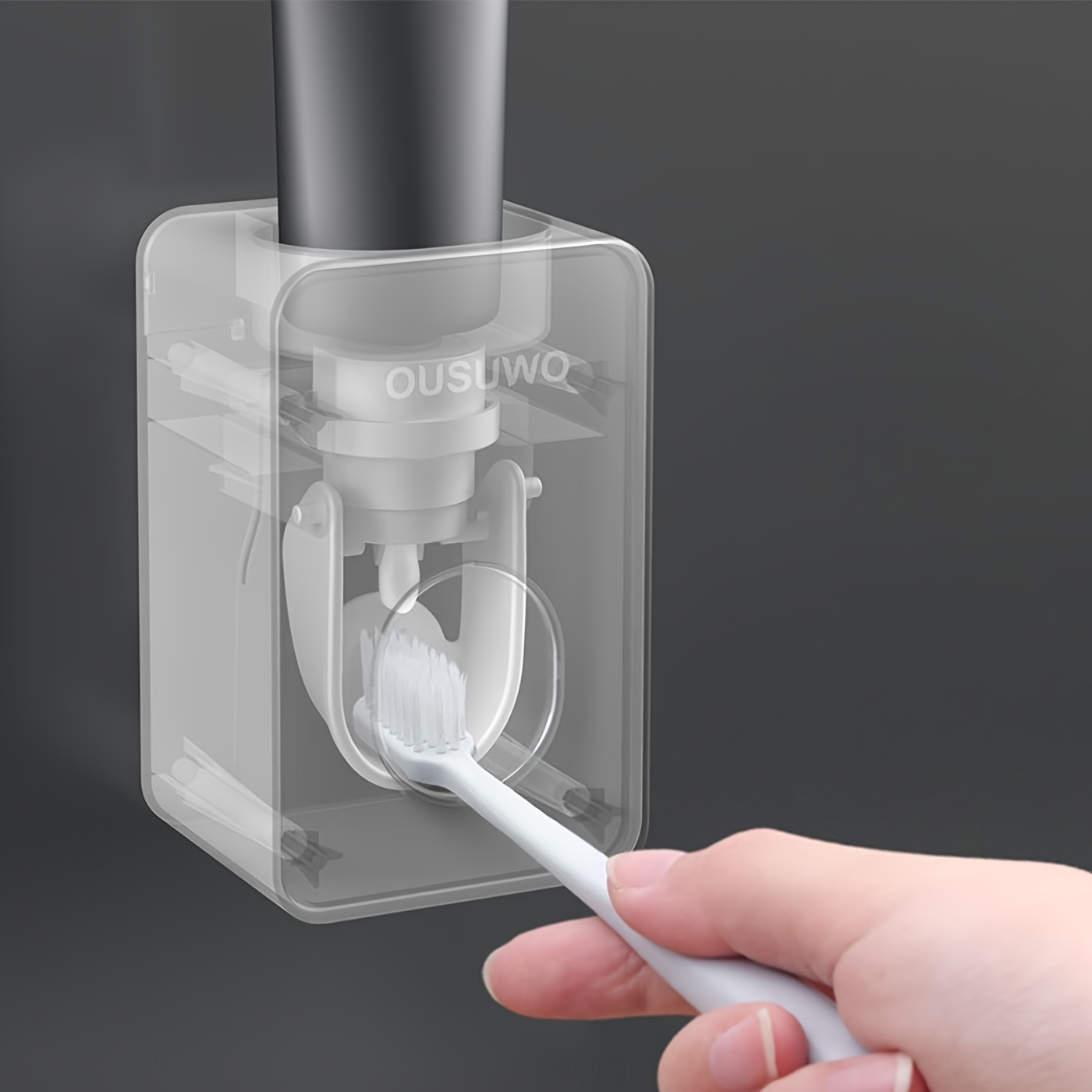 1pc 23 2in 16 9in 15 3in Automatic Squeeze Toothpaste Device No Punching Simple Household Toothpaste Dispenser