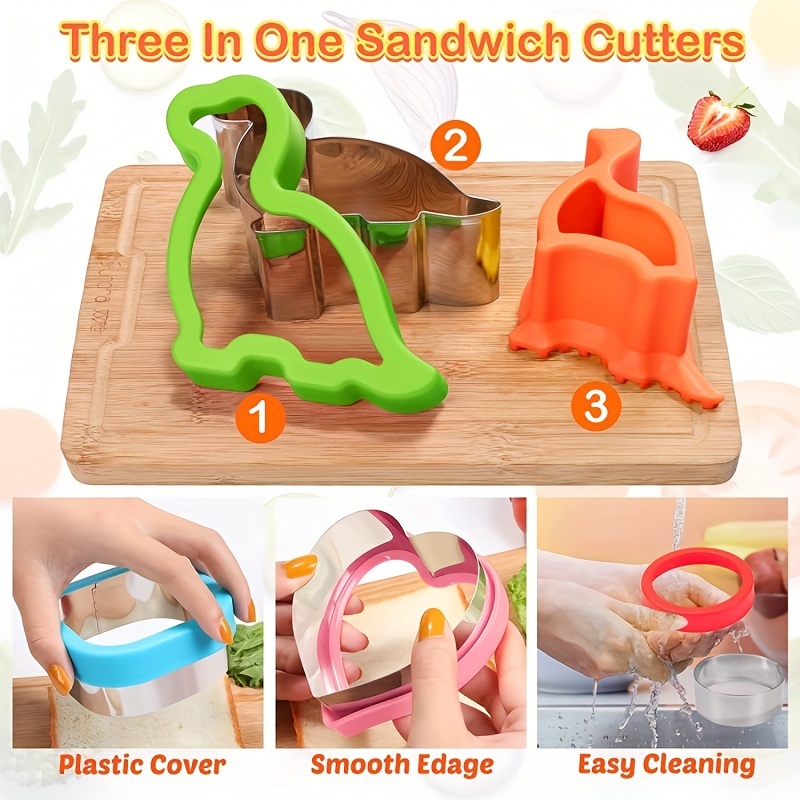 Uncrustable Sandwich Cutter Maker, Circle Shape Sandwich Cutters For Kids  Lunch, Bread Decruster Sandwiches Cruster Diy Cookie Mold