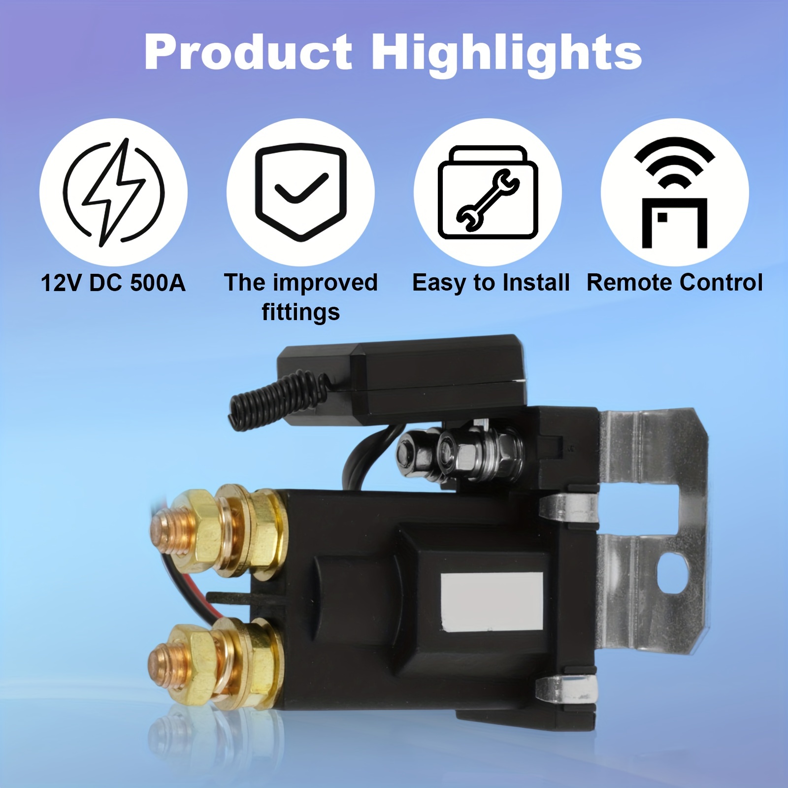 Remote Battery Disconnect Switch 12v 500a Battery Cut Switch Anti Theft  Battery Kill Switch, Today's Best Daily Deals