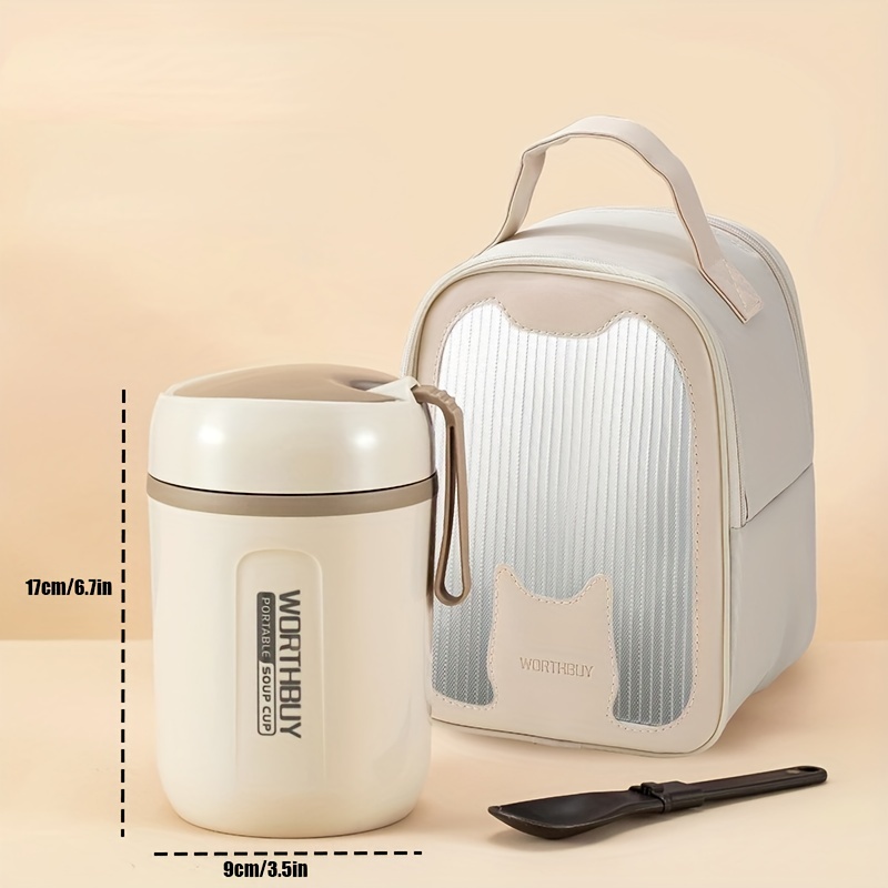 VandHome Thermal Lunch Box 18/8 Stainless Steel Bento Box Portable  Leak-Proof Food Container For Kids School Picnic Food Box