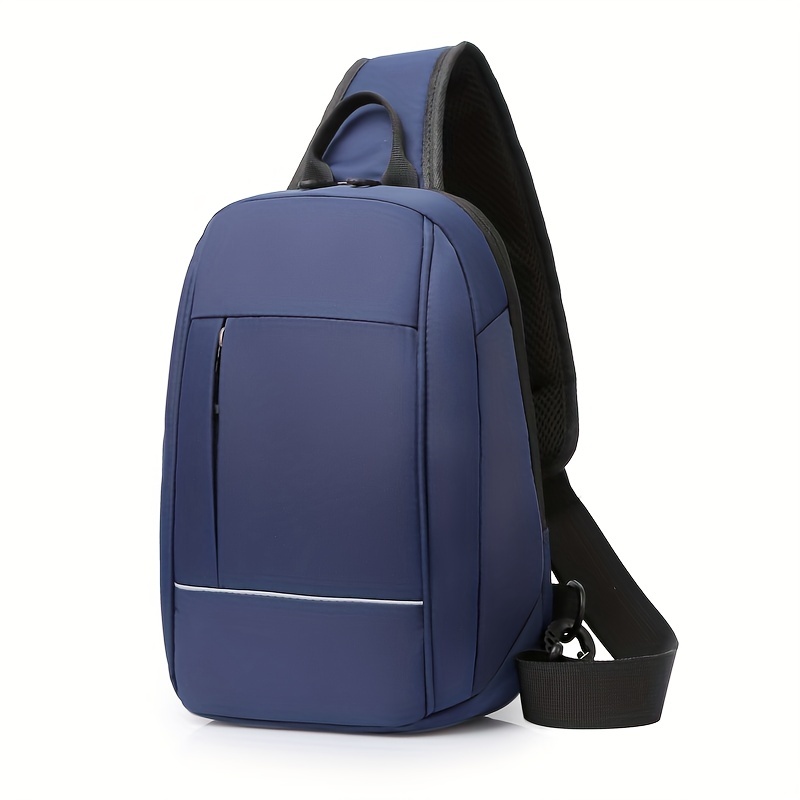 Men's Large Crossbody Bag with USB Charging Port