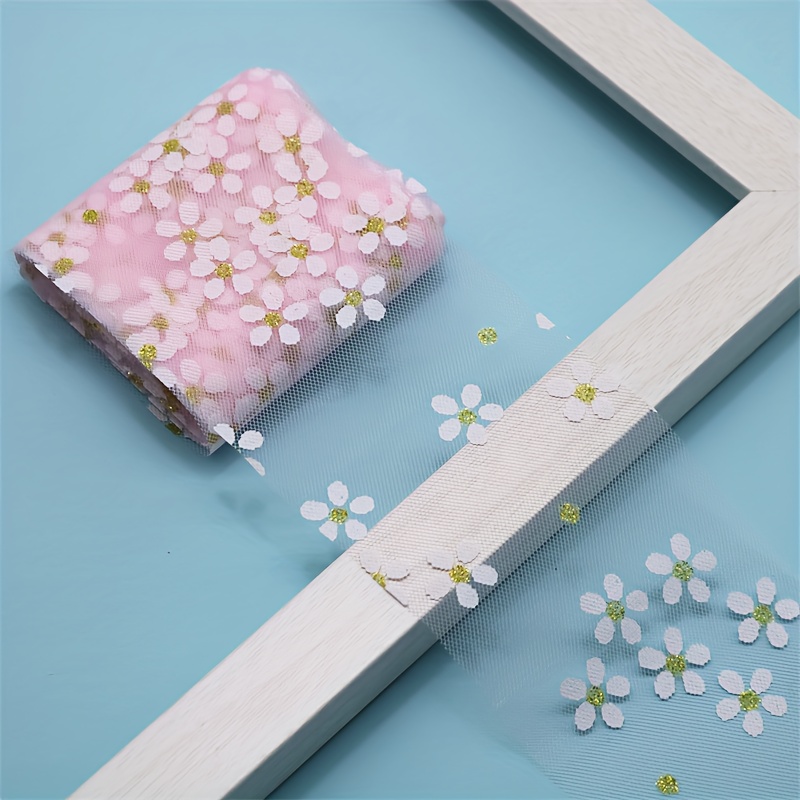 Cherry Blossom Pink Silk Gauze Ribbon