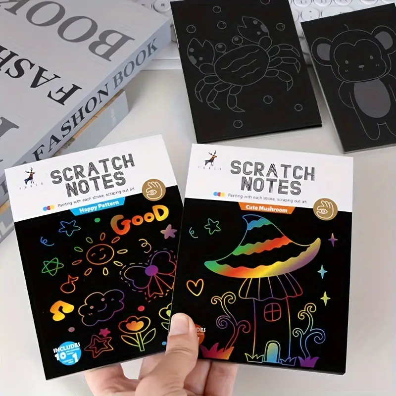 Scratch Art Rainbow Scratch Paper Scratch Art For Adults - Temu
