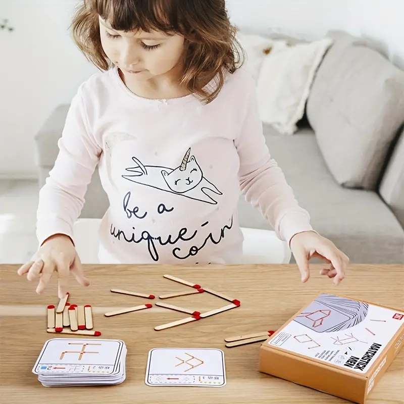 Montessori Matches Puzzles Spiel Holzspielzeug Kinder Mobile - Temu  Switzerland