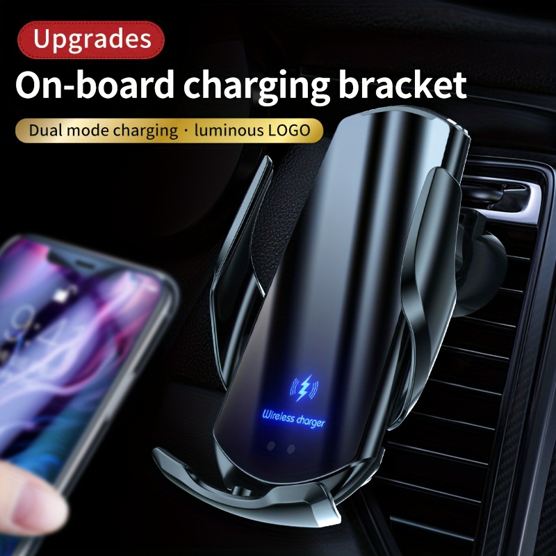 Qi Chargeur Induction sans Fil Voiture, Automatic Clamping Chargeur  Induction Voiture Rotation 360° Chargeur Telephone