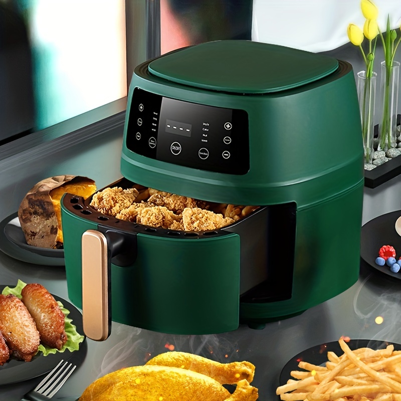  FROTH & FLAVOR Freidora eléctrica DEEP de 6 L para papas fritas  (plata) : Hogar y Cocina