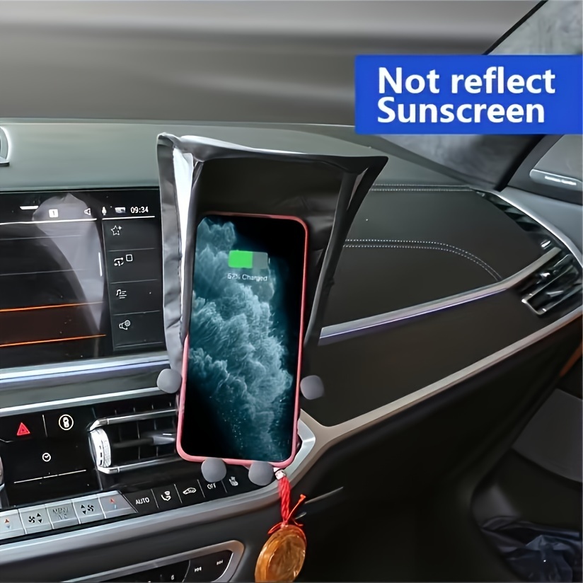 

Car Mobile Phone Sunscreen Cover Car Station Mobile Phone Navigation, Does Not Get Hot Or Stuck