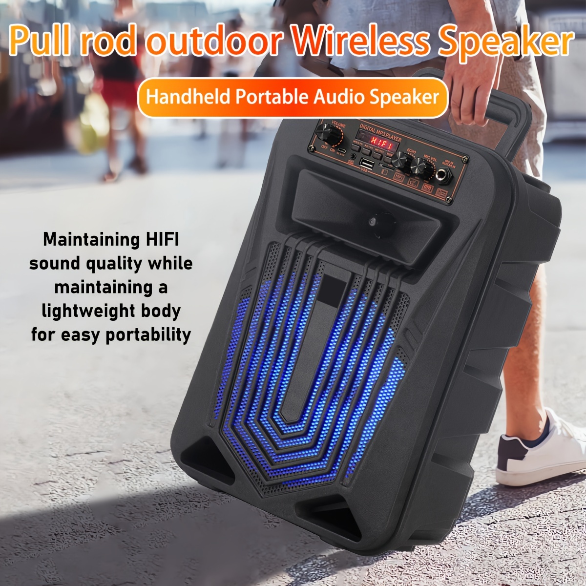 Wireless Karaoke Audio Home Bluetooth Portable Speaker Singing