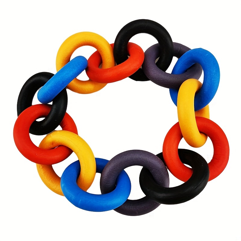 Gothic Multicolor Rubber Bracelet Jewelry