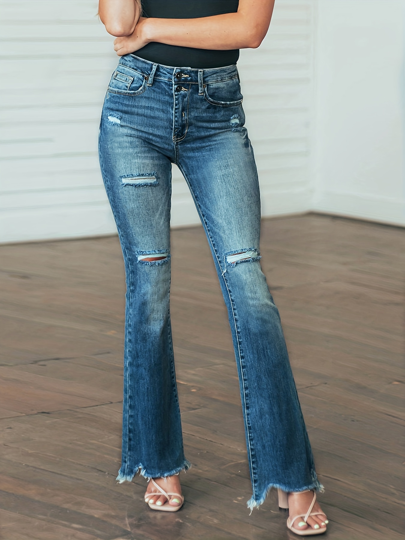 Baggy Flare Jeans - Temu Australia