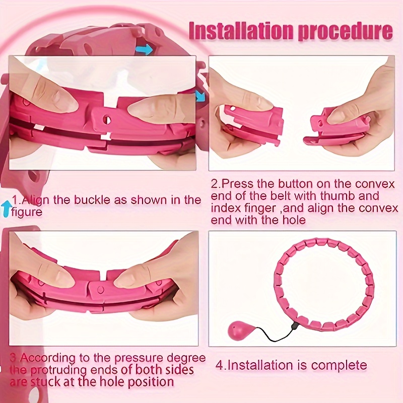 Detachable 24 Sections Fitness Hoop for Weight Loss