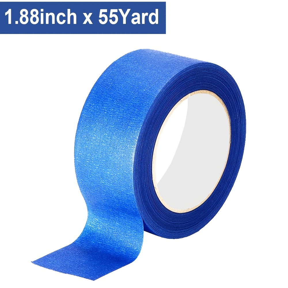 3 Rolls Premium Blue Painter Tape, Paint Tape, Masking Tape, For