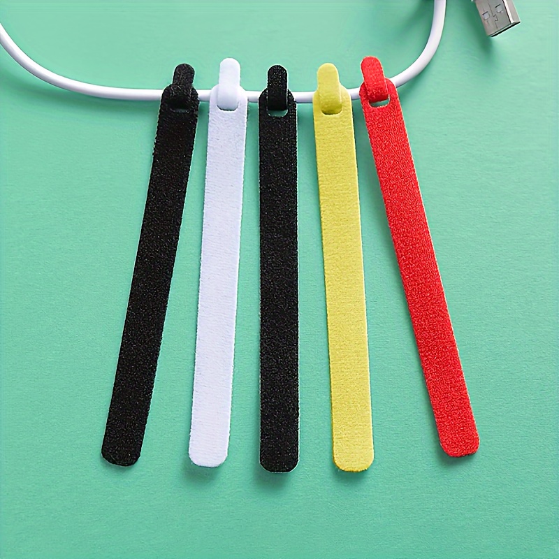 Nylon Cable Ties Hook Loop Straps Reusable Alternative Zip - Temu