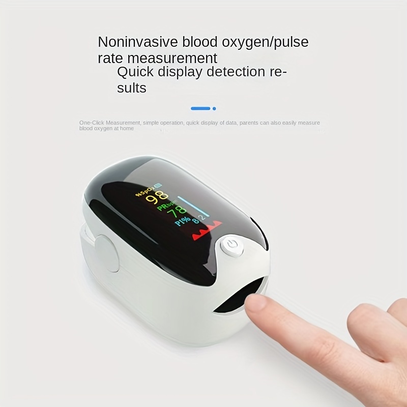 Oxymètre pour enfants Finger Clip Détection de saturation en oxygène  sanguin Moniteur de fréquence cardiaque de pouls