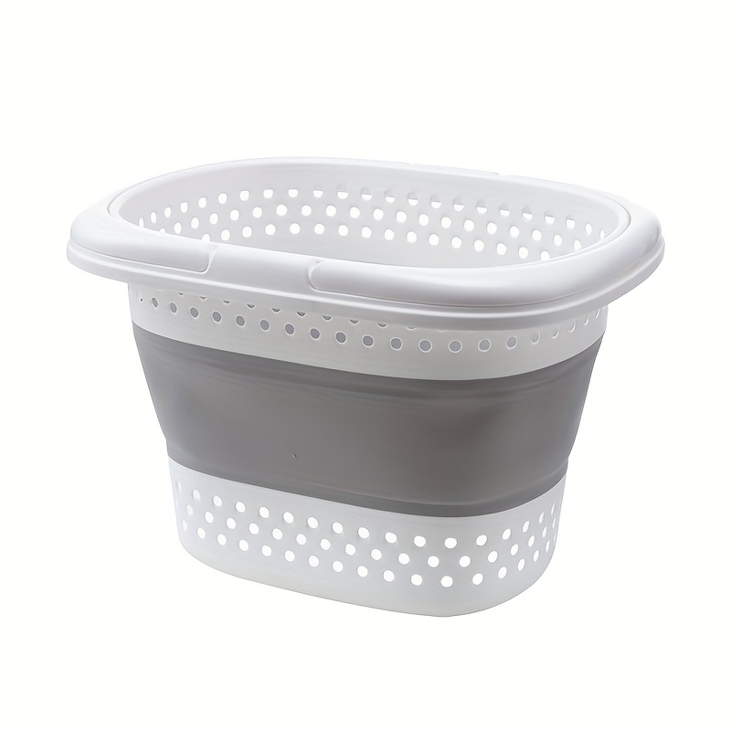 Wall-mountable Folding Laundry Basket - 4.75 Gallons Capacity - Convenient  Bathroom Storage Solution - Temu