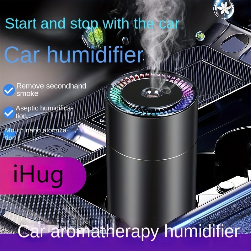  Difusor de coche, ambientadores de coche, difusor inalámbrico  para aceites esenciales, difusor portátil para automóvil, humidificador  recargable e inalámbrico con modo de niebla ajustable, batería : Electrónica