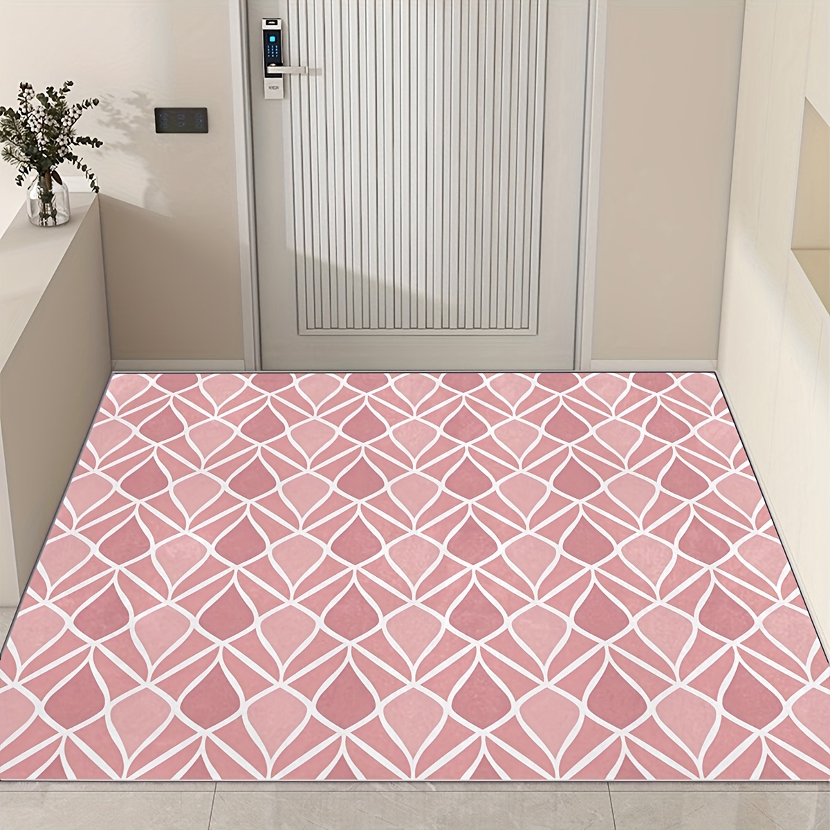 Boho Area Rug Geometric Rugs for Entryway Hallway Soft Indoor Carpet Floor  Mat