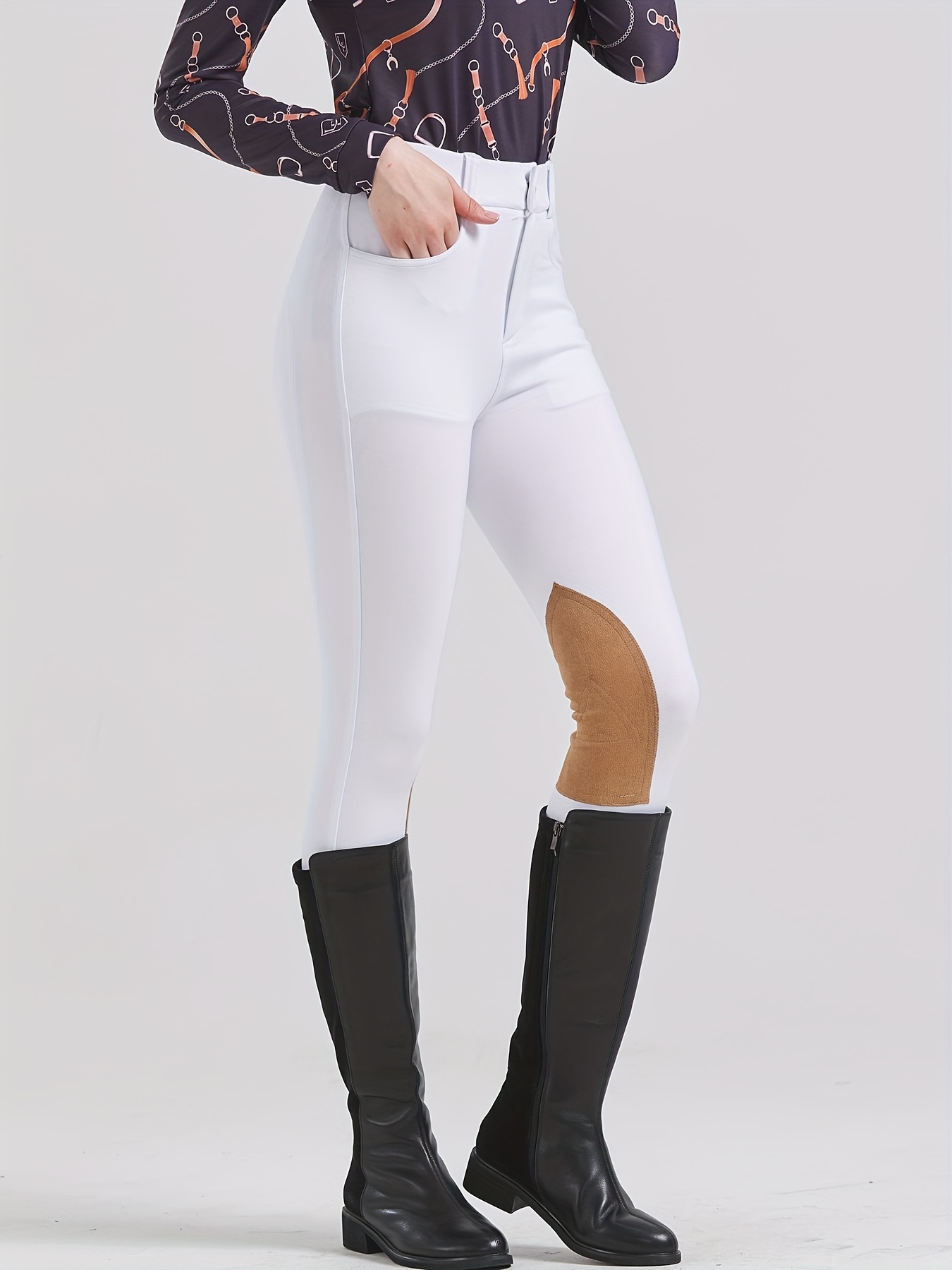 Wear resistant Non slip Equestrian Sports Pants Quick Drying - Temu