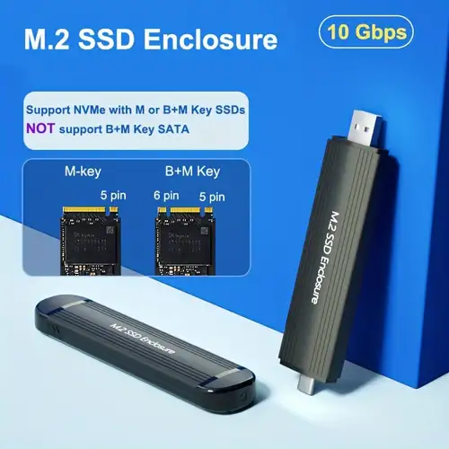 ORICO Dual M.2 NVMe SSD Enclosure adaptateur USB C vers M2 - Temu Belgium