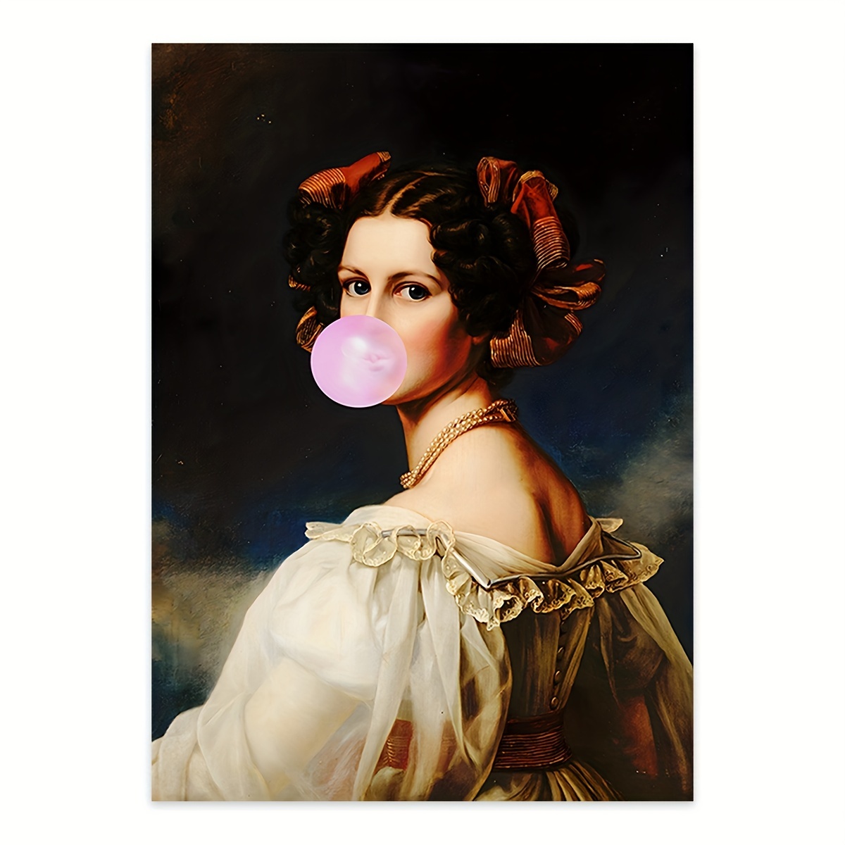 Girl with the hot sale pearl earring bubble gum