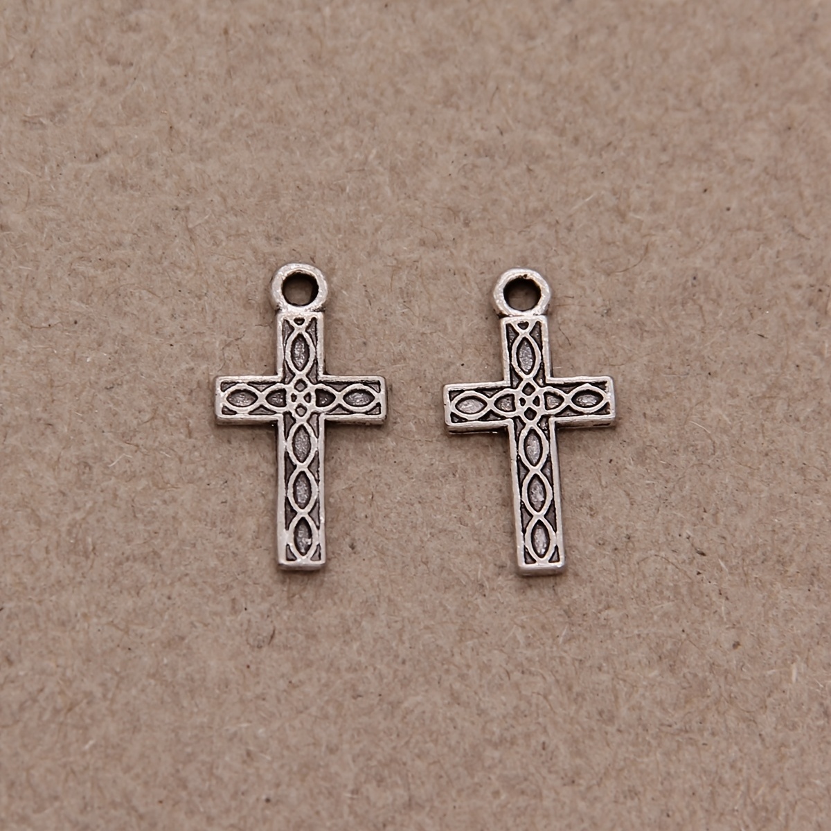 Alloy Cross Beads Antique Silvery Zinc Alloy Beads Holy - Temu