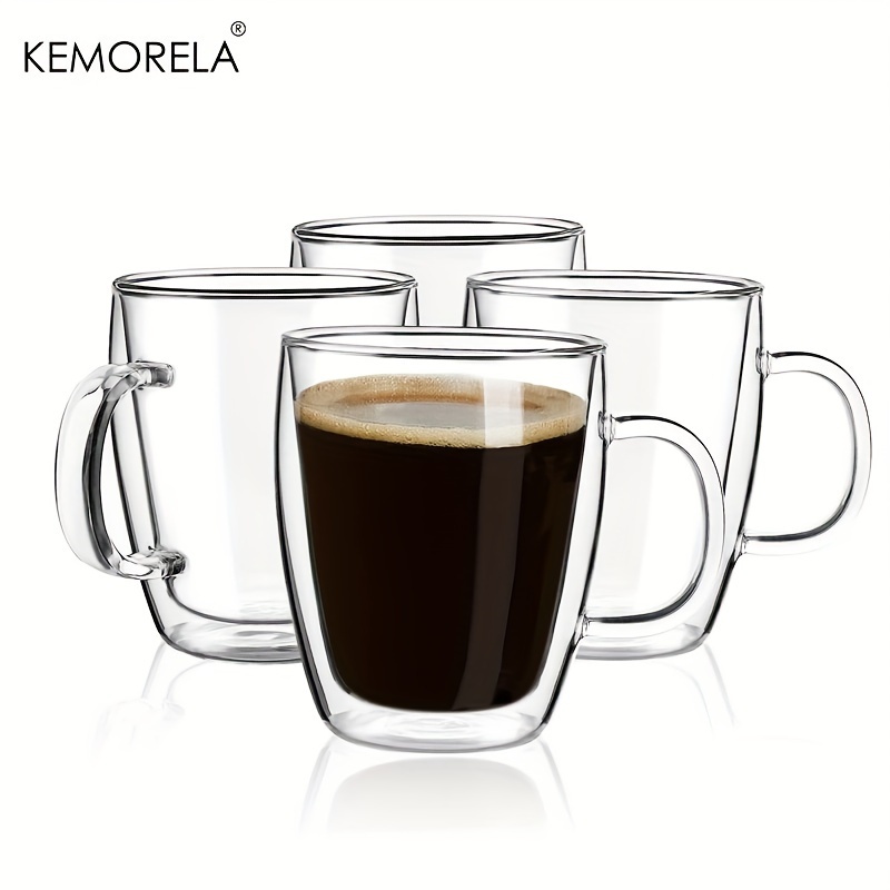 Glass Coffee Mug, Heat Resistant Double-walled Espresso Coffee Cups, Heat  Insulated Water Cups, Summer Winter Drinkware, Birthday Gifts - Temu