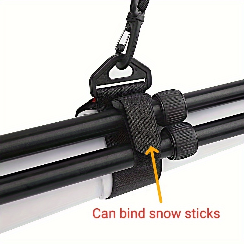 Sangle de porte-Ski pôle réglable Snowboard épaule porte-cils poignée  sangles support pour fixation pour ski de montagne - Cdiscount Sport
